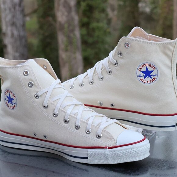 Vintage Converse Chuck Taylor All Star Hi Top White Made in USA Men’s 15 - Picture 3 of 13